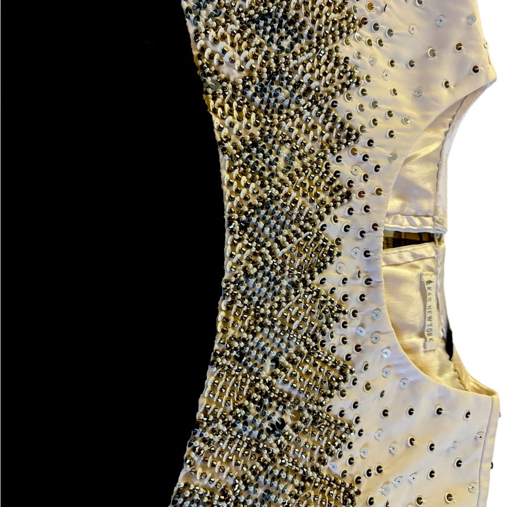 Beautiful beaded black dress